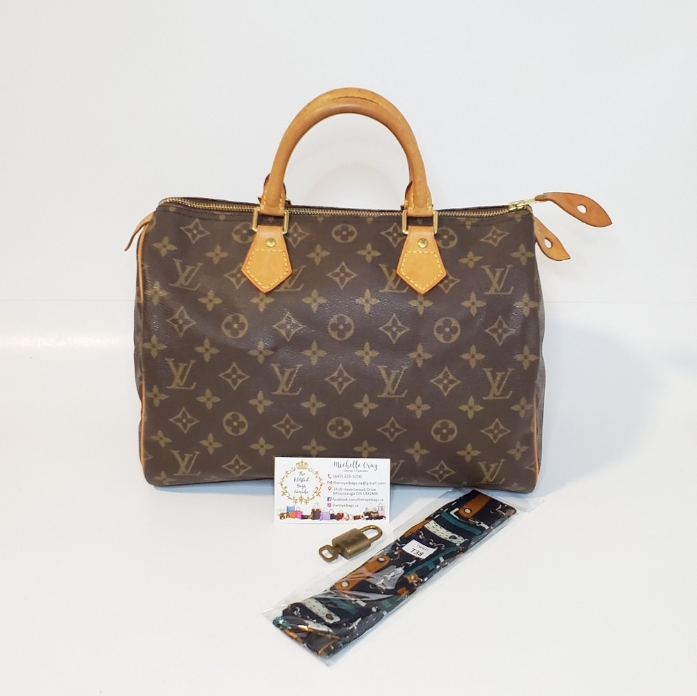āSOLDāLouis Vuitton SPEEDY 30 Monogram - Picture 1 of 8